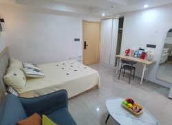 独栋·蜜租公寓 叠山路店 蛤蟆街大士院电梯整租一居室 开间_叠山路租房