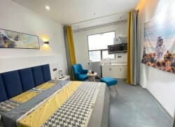 独栋·蜜租公寓 孺子路店 温馨阳光开间  全天监控/有电梯/中山路旁 开间_孺子路租房