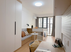 独栋·贝壳新青年公寓 浦口文化中心店 近地铁/短租特惠/可拎包入住/免费健身房 1室1厅_泰达路1号租房