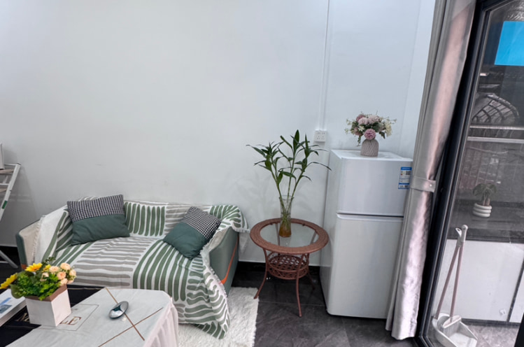 看清楚再咨询，6号线柯木塱高塘石近地铁精装公寓阳台一房一厅采光好，