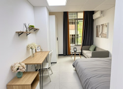 独栋·壹号智能公寓 万江 地铁1号线5折精品阳光大单间近人民医院万江华南摩尔 开间_共联古新路租房