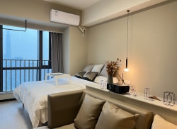 独栋·华润置地·有巢公寓 三圣乡店 13号线幸福梅林站！可短租1个月起，长租免租金，整租落地窗套一月付无中介 1室1厅_华润置地自在域租房