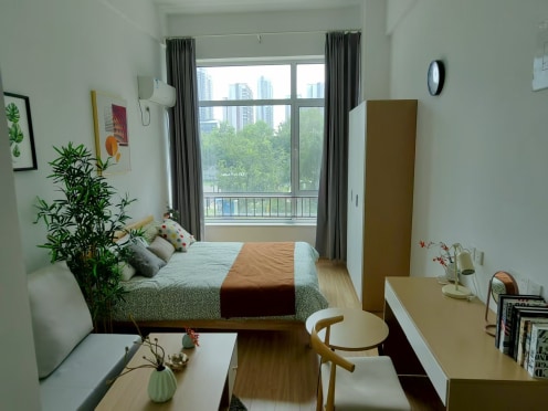 独栋·柏然美居 济宁路店 标准温馨房 无中介民水民电 整租公寓 国企直租 拎包入住 可月付 1室1厅