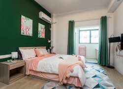 独栋·漫柏公寓 矿业大学店 无中介费老矿大南门押一付一可短租 1室1厅_新盛贝客租房