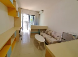 独栋·汇乐居公寓 金色领域店 广佛线 金融高新区 千灯湖 礌岗地铁站 万 科金色领域 1室1厅_万科金色领域租房