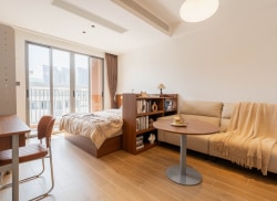 独栋·魔方公寓 南屏科技园店 【南屏华发商都旁】阳台一居室！一级能耗空调 落地窗！ 近北山大院 1室1厅_泰山街8号租房