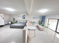 独栋·朗寓 澜湖郡店 澜湖郡包物业押一付一可短租采光好一室一厅，精装全配，拎包入住 1室1厅_澜湖郡租房