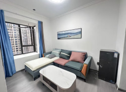 独栋·朗寓 红树湾店 民用水电包物业押一付一精装全配津汇红树湾 1室1厅_津汇红树湾B区租房