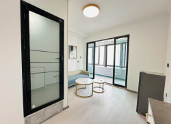 独栋·朗寓 门第二期店 门第二期一房一厅可做饭民用水电包物业精装全配拎包入住 1室1厅_东海湾门第二期租房