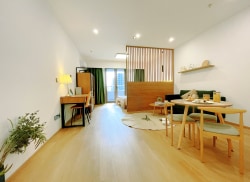 独栋·东南青年汇 奥体店 C2超大露台观景房 1室1厅_紫金建邺科技创业特别社区租房