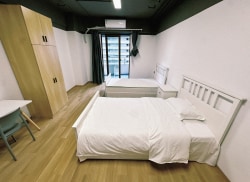 独栋·东南青年汇 奥体店 双人特惠/可月租/无中介费/国企房东直租/独立阳台 1室1厅_紫金建邺科技创业特别社区租房