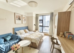 独栋·FUNX青年社区 香悦城店 【无中介 可月付】天府二街 腾讯 字节 环球 1室1厅_香悦城租房