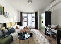 独栋·FUNX青年社区 香悦城店 【无中介 可月付】天府二街 软件园 新会展 新希望 环球 1室1厅_香悦城租房