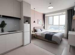 独栋·超级蜂巢 国际网红社区（高碑店） 24.【朝阳区热租房型】 民电！0中介！0杂费！看随时住、 1室1厅_超级蜂巢租房