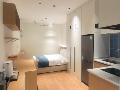 独栋·品牌·公寓 溪寓·青舍 市中心 三阳广场 恒隆 胜利门地铁口 押一付一 可短租 1室1厅