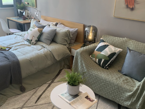 独栋·朗诗寓 凯马店 凯马广场 月付 毕业季 独立卫浴 实拍现房 开间