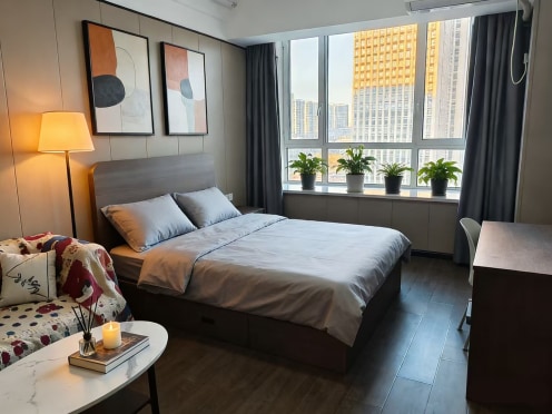 独栋·龙湖冠寓 沈阳太原街店 元旦好房，视野开阔景观房，可申请人才公寓，沈阳站地铁口，通勤必选 开间