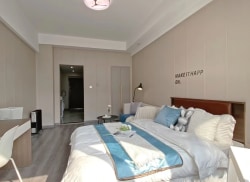 独栋·龙湖冠寓 沈阳太原街店 近医大一 ，一个月起租可开企业发票 拎包入住 24h安保 1室1厅_新荣大厦租房