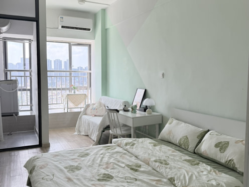 独栋·泊寓 桂城中心店 【专属企业折扣高至95折】金铂中心旁 朝南格局+通风采光双在线+民水民电+无中介费+学生尊享 开间