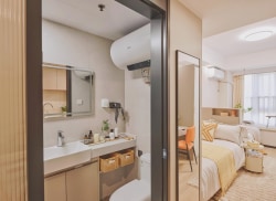 独栋·城投橙寓 春华社区店 经济特惠电竞双床户型 开间_城投橙寓(滨江区)租房