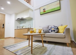 独栋·厦门联发尔寓 1819店 新年特惠1500起 民水民电 近地铁口 4.8米挑高Loft 带厨房品质装修 免费健身房 可短租 1室1厅_联发尔寓1819店租房