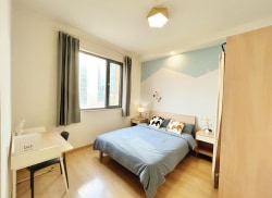 独栋·龙湖冠寓 南京河西大街店 新年薅羊毛啦！免费空调省电费！ 中胜地铁站双线地铁  河西CBD独门独户独卫  可以养宠物 1室1厅_龙湖冠寓（河西大街店）租房